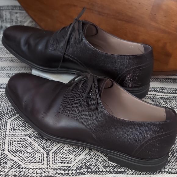 Salvatore Ferragamo Men's Brown Leather Shoes - Picture 3 of 12
